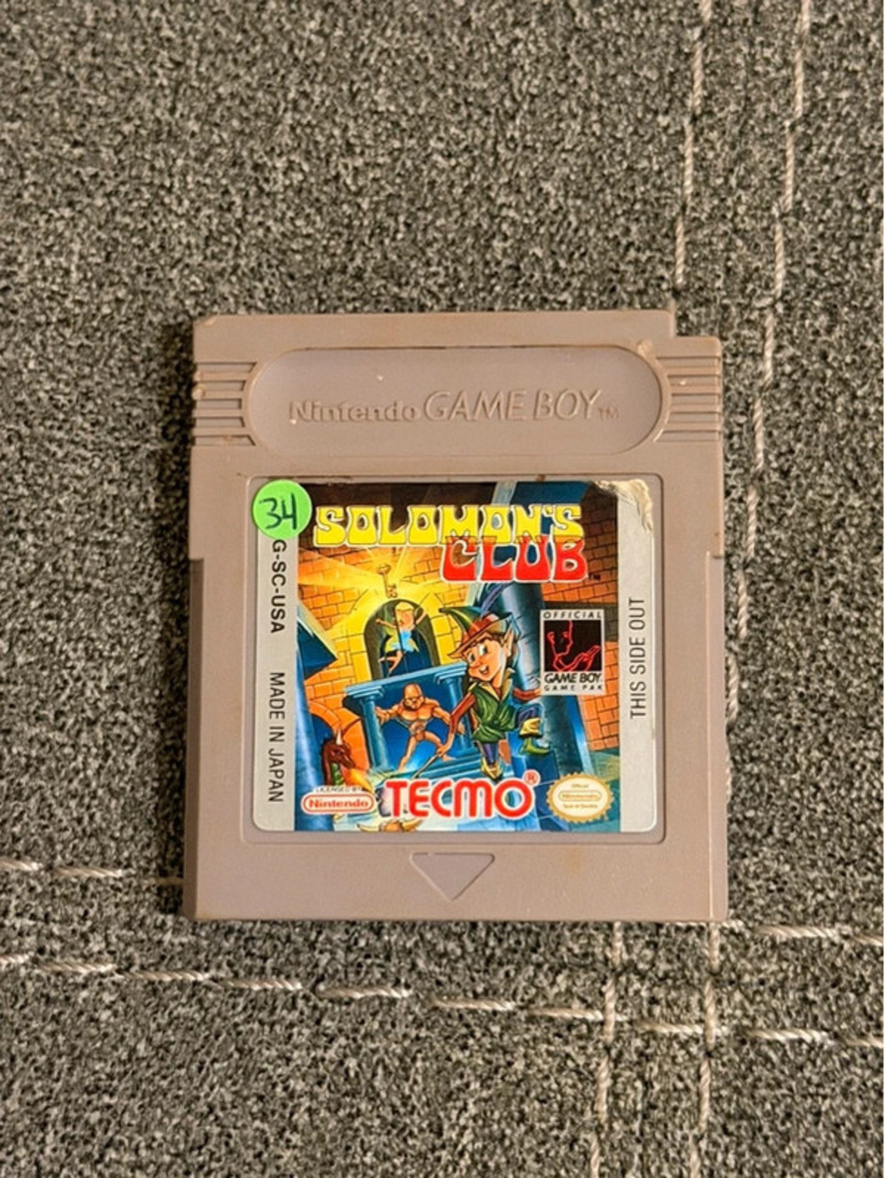 Solomon’s Club for Nintendo Gameboy